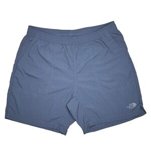 The North Face Shorts Mens Large Blue Nylon Ripstop Hiking Athletic 6" Gorpcore